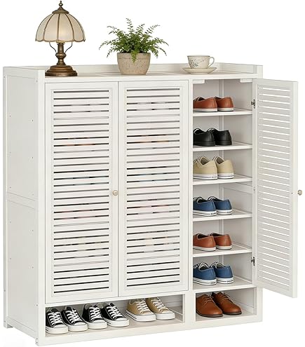 Amazon｜VEEZHA 下駄箱 大容量 靴箱 下駄箱 スリム くつばこ シューズ